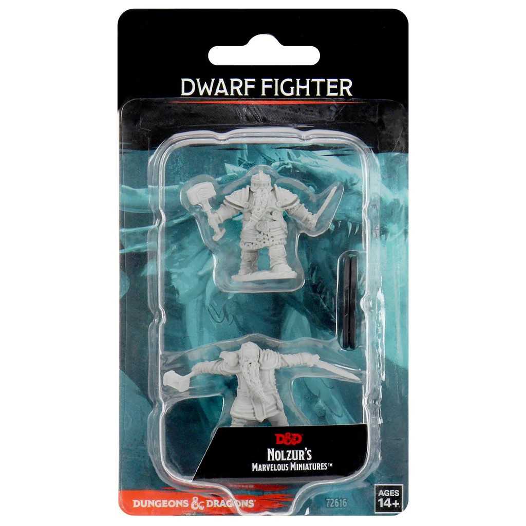 Dungeons and Dragons Nolzurs Marvelous Miniatures Dwarf Male Fighter Miniatures Game Accessory