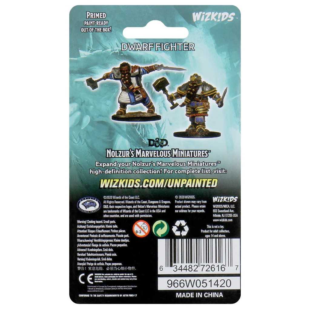 Dungeons and Dragons Nolzurs Marvelous Miniatures Dwarf Male Fighter Miniatures Game Accessory