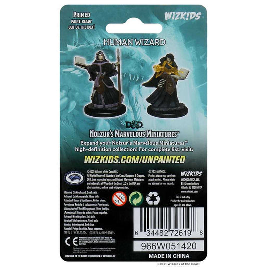 Human Female Wizard D and D Nolzurs Marvelous Unpainted Miniatures W1 100D and D Miniature Game by Wiz Kids 2