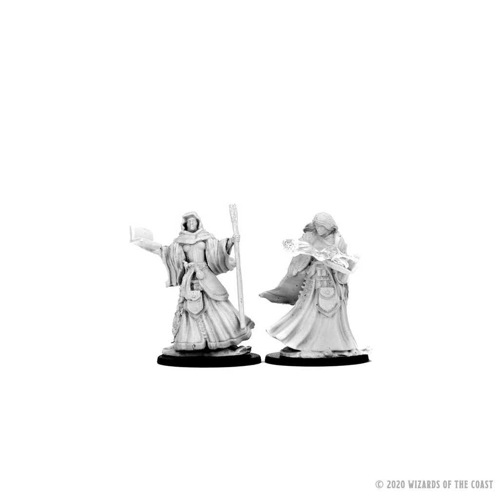 Human Female Wizard D and D Nolzurs Marvelous Unpainted Miniatures W1 100D and D Miniature Game by Wiz Kids 3