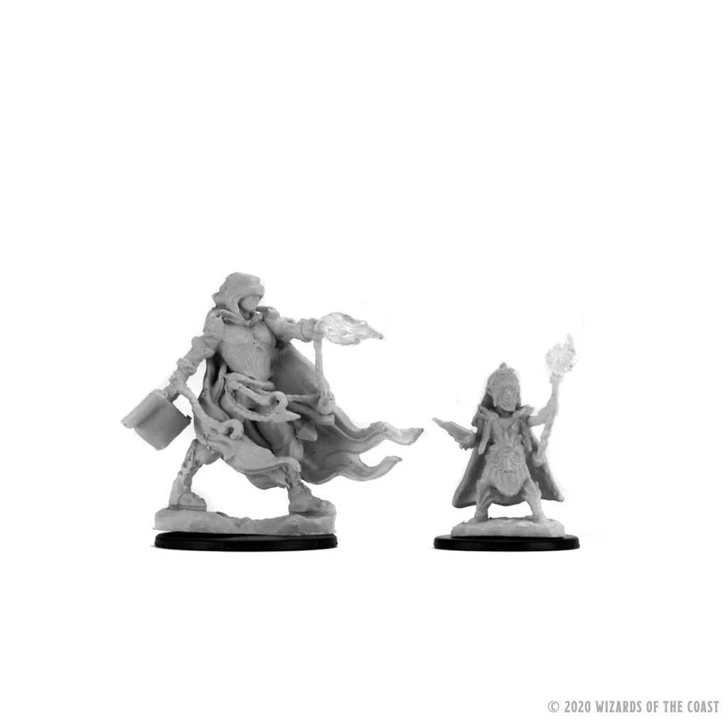Dungeons and Dragons Unpainted Miniatures Elf Male Wizard Roleplaying Game Accessory