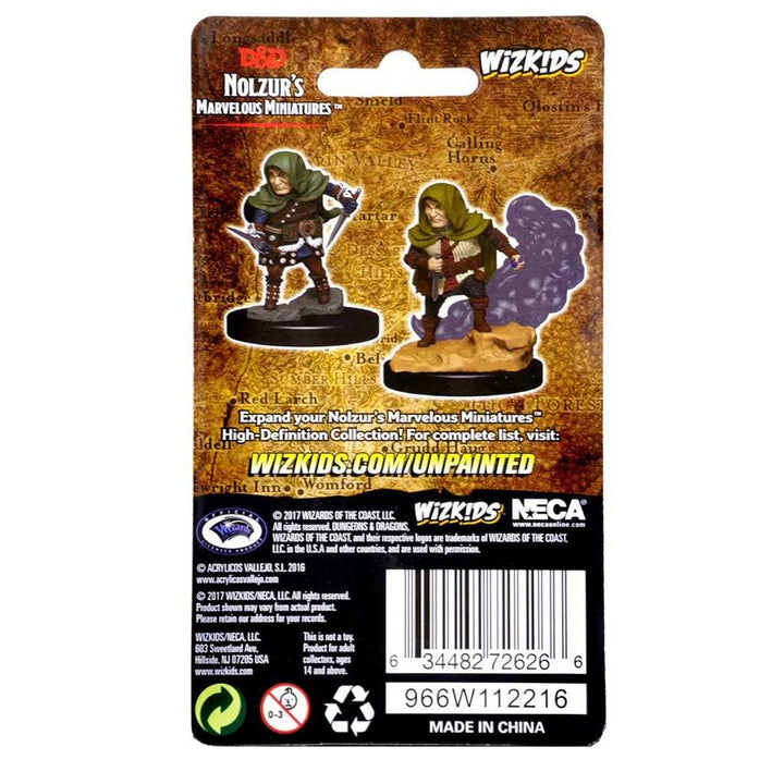 Dungeons and Dragons Unpainted Miniatures Halfling Male Rogue Roleplaying Game Accessory