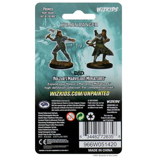 Human Male Ranger D and D Nolzurs Marvelous Unpainted Miniatures W1 Miniature Game by Wiz Kids 2