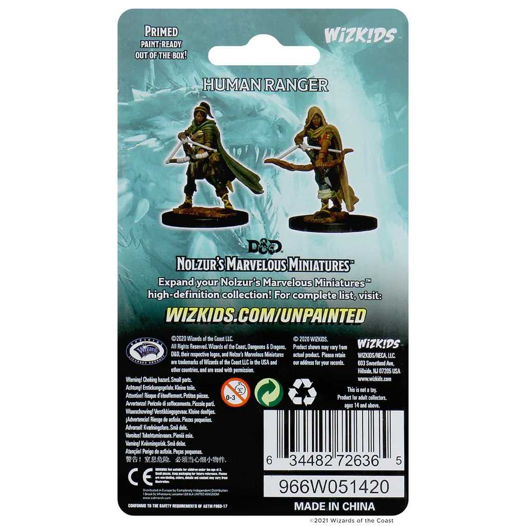 Human Female Ranger D and D Nolzurs Marvelous Unpainted Miniatures W1 Miniature Game by Wiz Kids 2