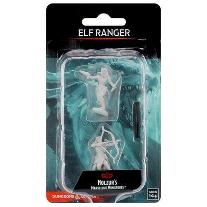 D&D Unpainted Miniatures: Elf Female Ranger 1