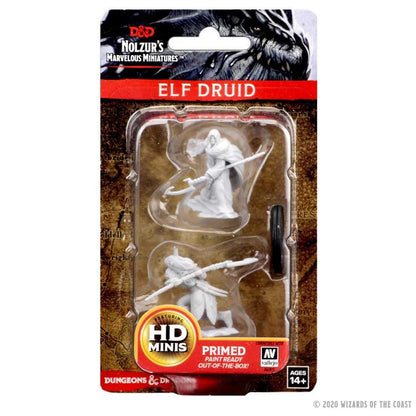 Elf Male Druid D and D Nolzurs Marvelous Unpainted Miniatures W4 100D and D Miniature Game by Wiz Kids 1
