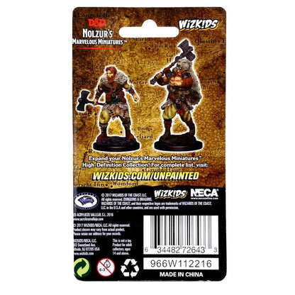 Human Male Barbarian D and D Nolzurs Marvelous Unpainted Miniatures W1 Miniature Game by Wiz Kids 2