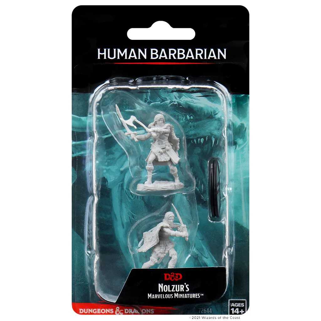 Human Female Barbarian D and D Nolzurs Marvelous Unpainted Miniatures W1 Miniature Game by Wiz Kids 1