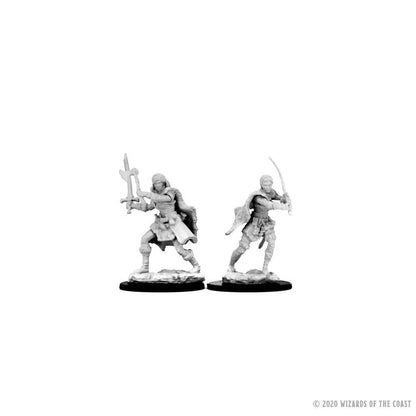 Human Female Barbarian D and D Nolzurs Marvelous Unpainted Miniatures W1 Miniature Game by Wiz Kids 3