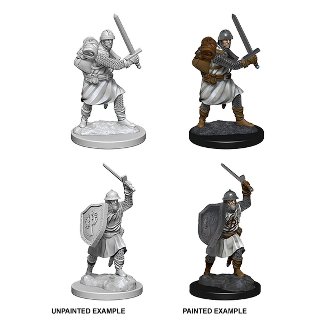 Pathfinder Deep Cuts Unpainted Miniatures: Infantrymen 1