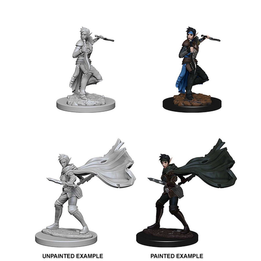 Pathfinder Deep Cuts Unpainted Miniatures: Elf Female Rogue