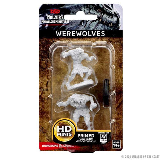Werewolves D and D Nolzurs Marvelous Unpainted Miniatures W4 100D and D Miniature Game by Wiz Kids 1