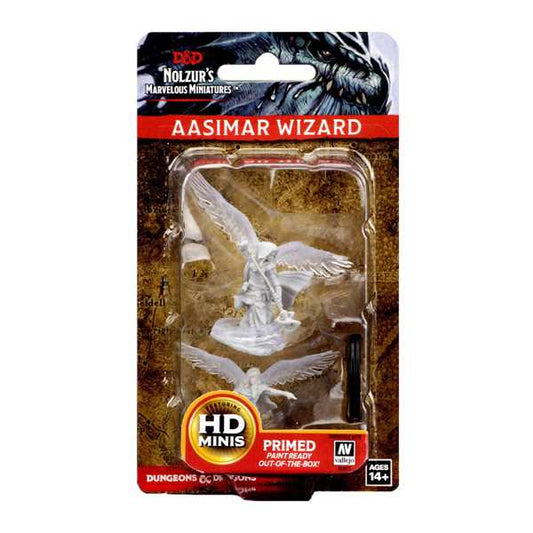 Aasimar Female Wizard D and D Nolzurs Marvelous Unpainted Miniatures W4 100D and D Miniature Game by Wiz Kids 1