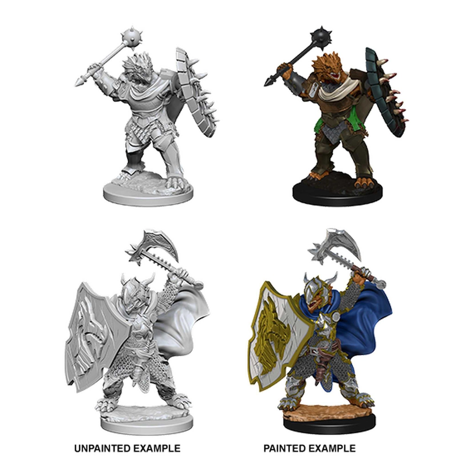 Dragonborn Male Paladin D and D Nolzurs Marvelous Unpainted Miniatures W4 100D and D Miniature Game by Wiz Kids 1