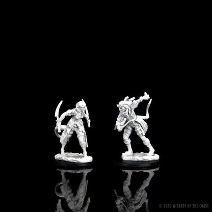 Dungeons and Dragons Unpainted Miniatures Tiefling Female Rogue Roleplaying Game Accessory