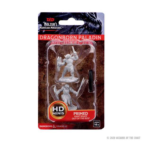 Dragonborn Female Paladin D and D Nolzurs Marvelous Unpainted Miniatures W5 100D and D Miniature Game by Wiz Kids 1