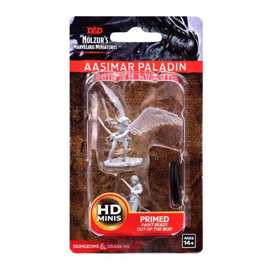 D&D Unpainted Miniatures: Aasimar Female Paladin 1
