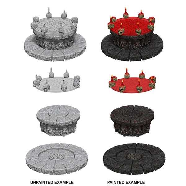 WizKids Deep Cuts Unpainted Miniatures: Magic Dias 1