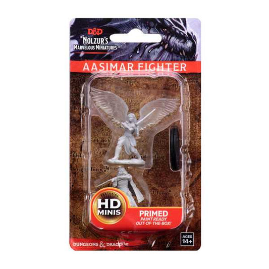 Female Aasimar Fighter D and D Nolzurs Marvelous Unpainted Miniatures W4 Miniature Game by Wiz Kids 1