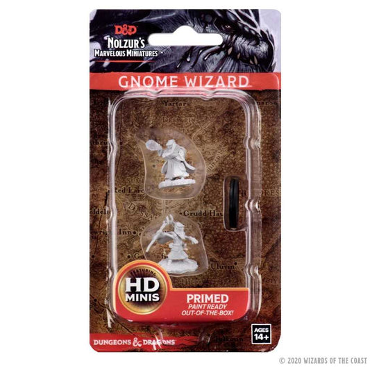 Male Gnome Wizard D and D Nolzurs Marvelous Unpainted Miniatures W3 Miniature Game by Wiz Kids 1