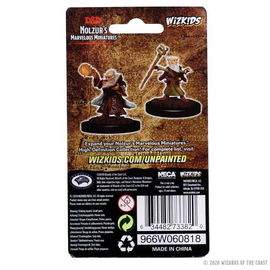 Male Gnome Wizard D and D Nolzurs Marvelous Unpainted Miniatures W3 Miniature Game by Wiz Kids 2