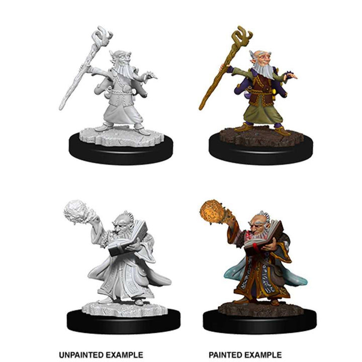 Male Gnome Wizard D and D Nolzurs Marvelous Unpainted Miniatures W3 Miniature Game by Wiz Kids 3