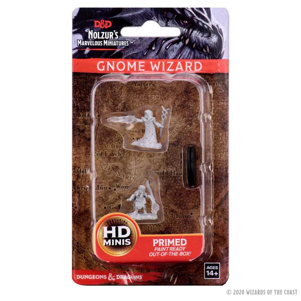 D&D Unpainted Miniatures: Female Gnome Wizard 1