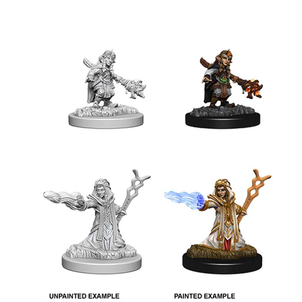 D&D Unpainted Miniatures: Female Gnome Wizard 3