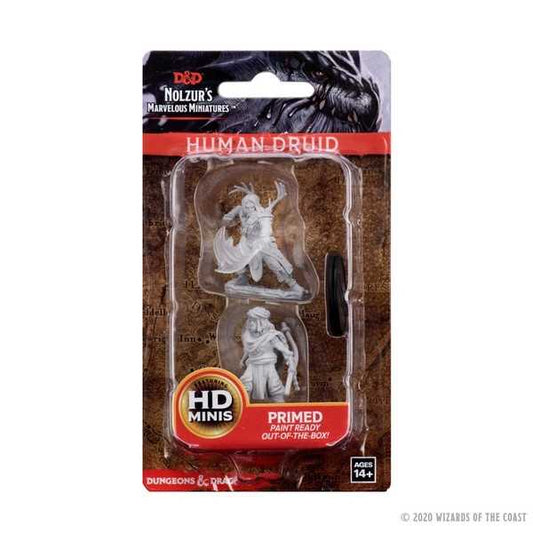 D&D Unpainted Miniatures: Male Human Druid 1