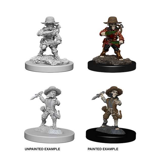 Pathfinder Deep Cuts Unpainted Miniatures: Male Halfling Rogue