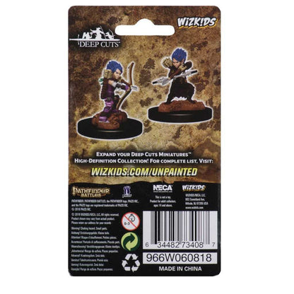 Pathfinder Deep Cuts Unpainted Miniatures: Female Gnome Rogue 2
