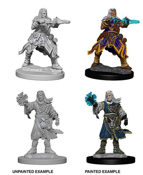 Pathfinder Deep Cuts Unpainted Miniatures: Male Human Wizard 1