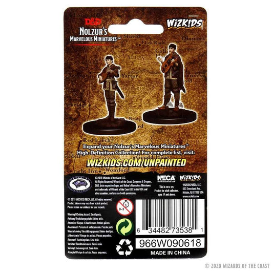 Female Half Elf Bard D and D Nolzurs Marvelous Unpainted Miniatures W7 Miniature Game by Wiz Kids 2