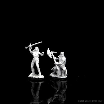 Female Half Orc Fighter D and D Nolzurs Marvelous Unpainted Miniatures W7 Miniature Game by Wiz Kids 3