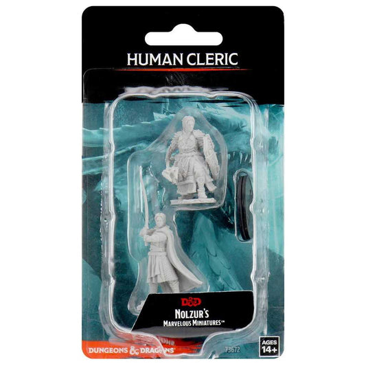 Male Human Cleric D and D Nolzurs Marvelous Unpainted Miniatures W8 Miniature Game by Wiz Kids 1