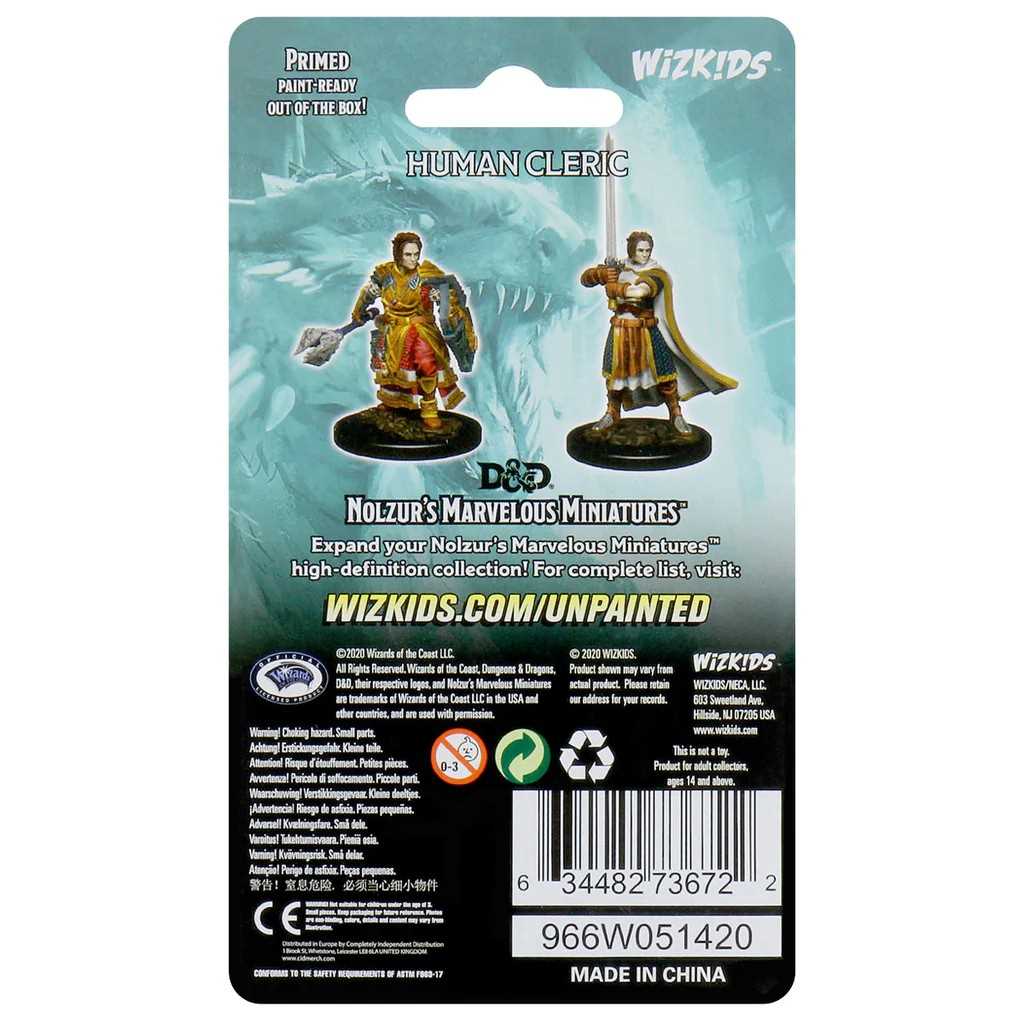 Male Human Cleric D and D Nolzurs Marvelous Unpainted Miniatures W8 Miniature Game by Wiz Kids 2