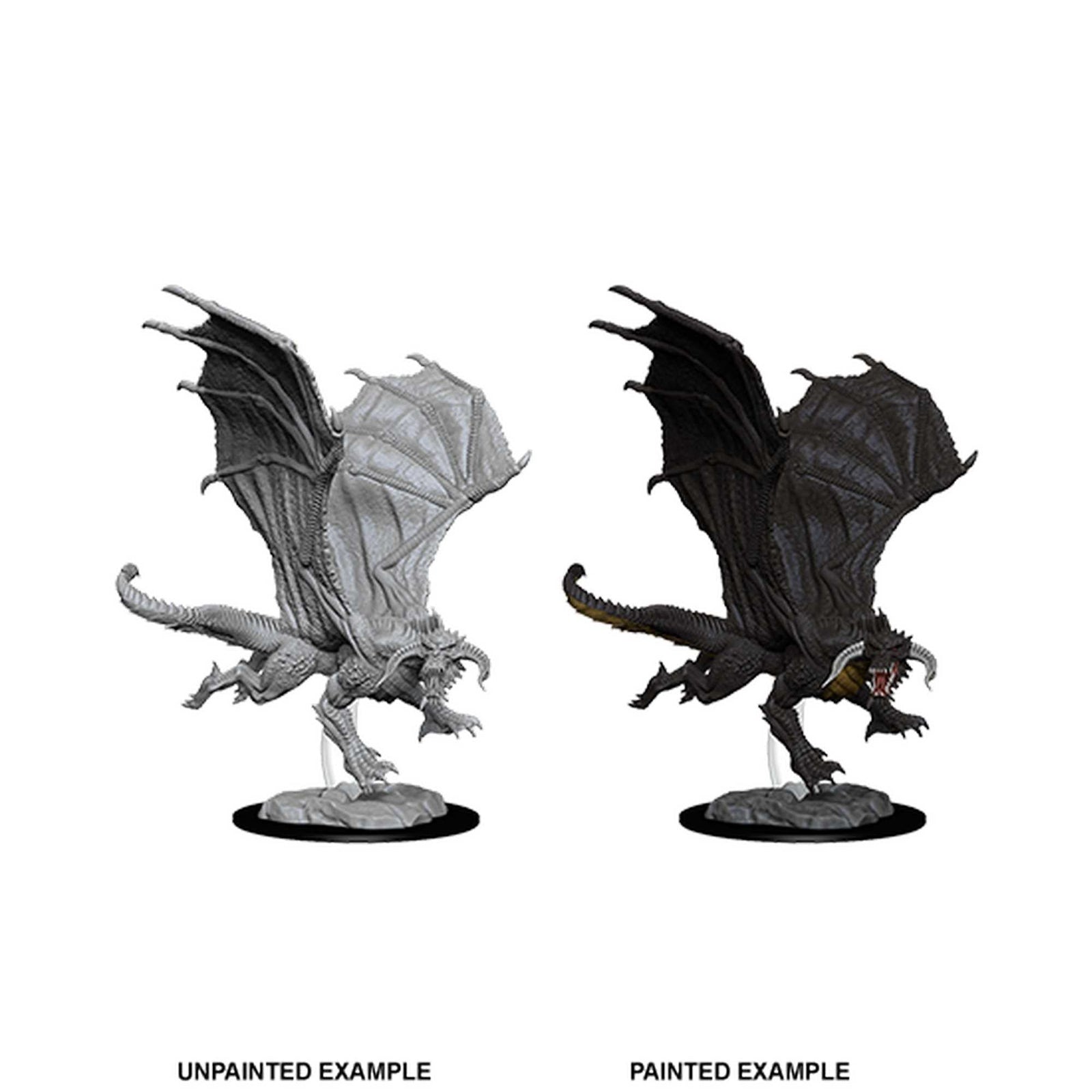 D&D Nolzur's Marvelous Unpainted Miniatures: Young Black Dragon 1