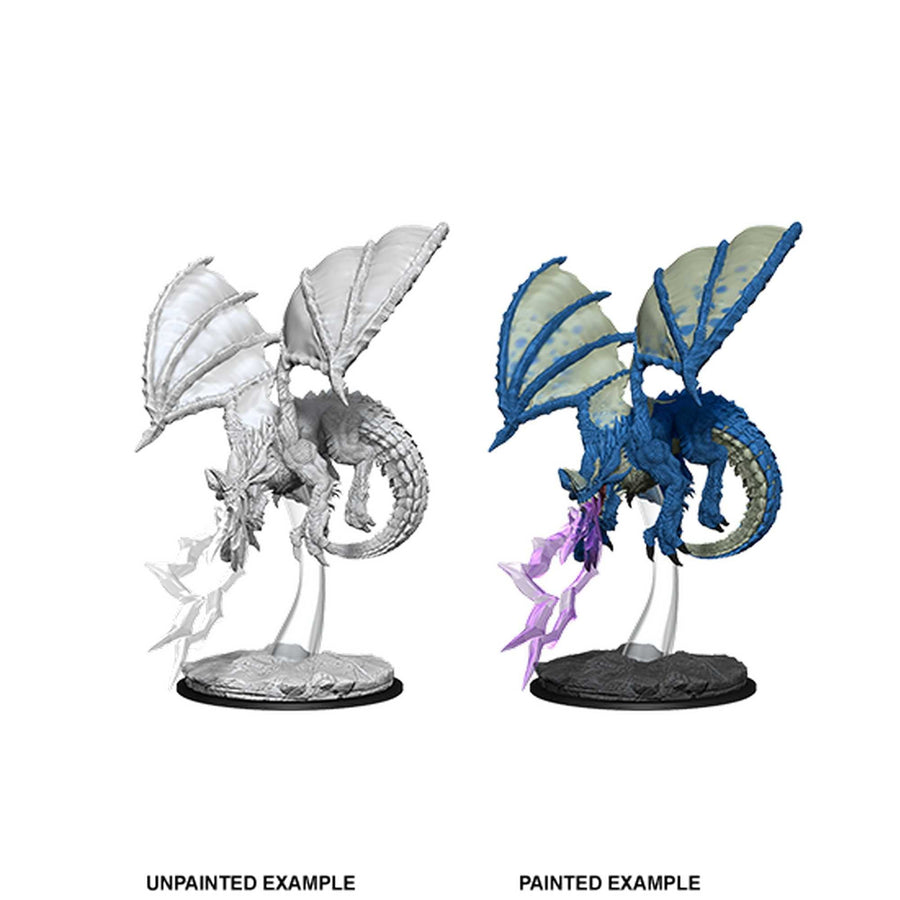 D&D Nolzur's Marvelous Unpainted Miniatures: Young Blue Dragon