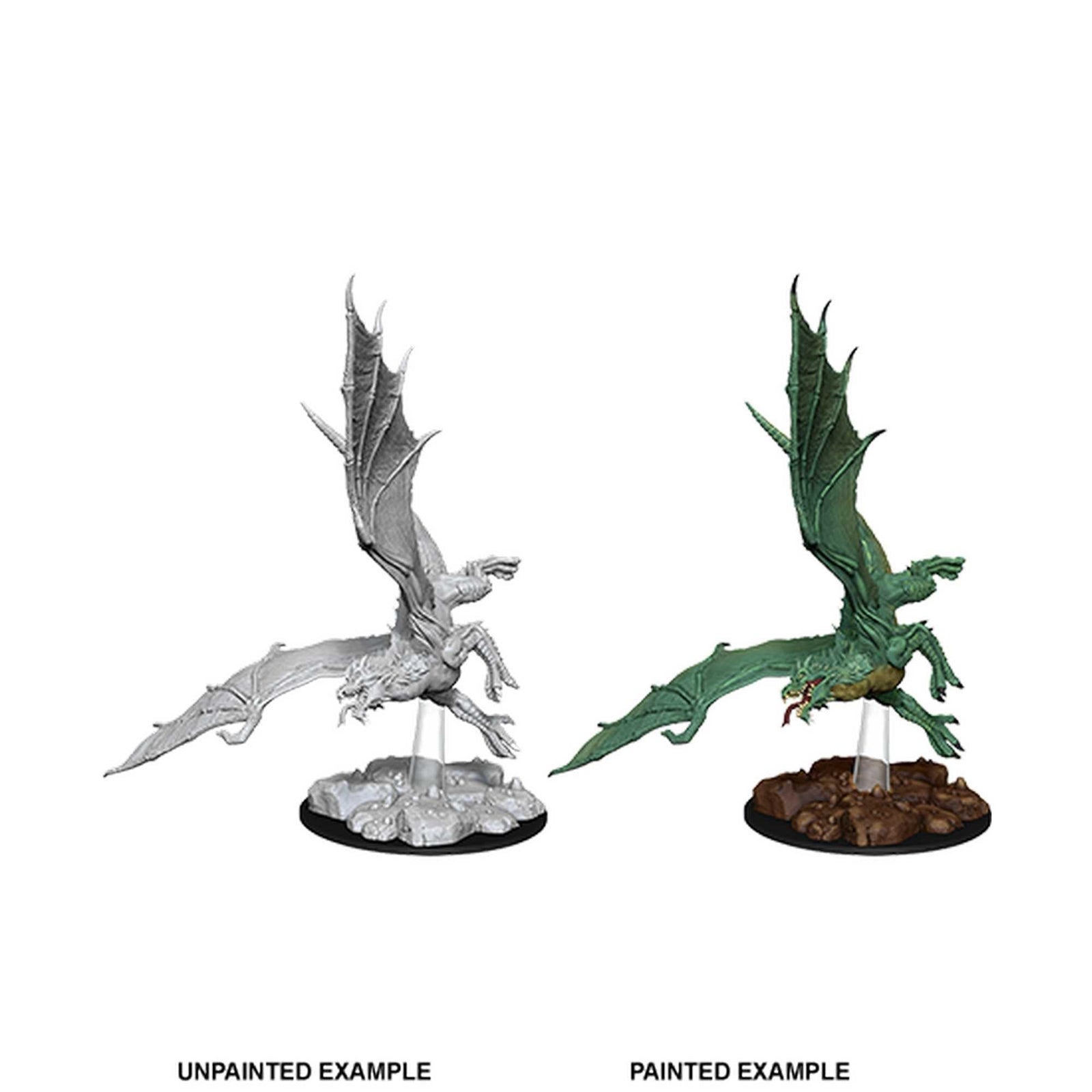 Young Green Dragon D and D Nolzurs Marvelous Unpainted Miniature W8 100D and D Miniature Game by Wiz Kids 1