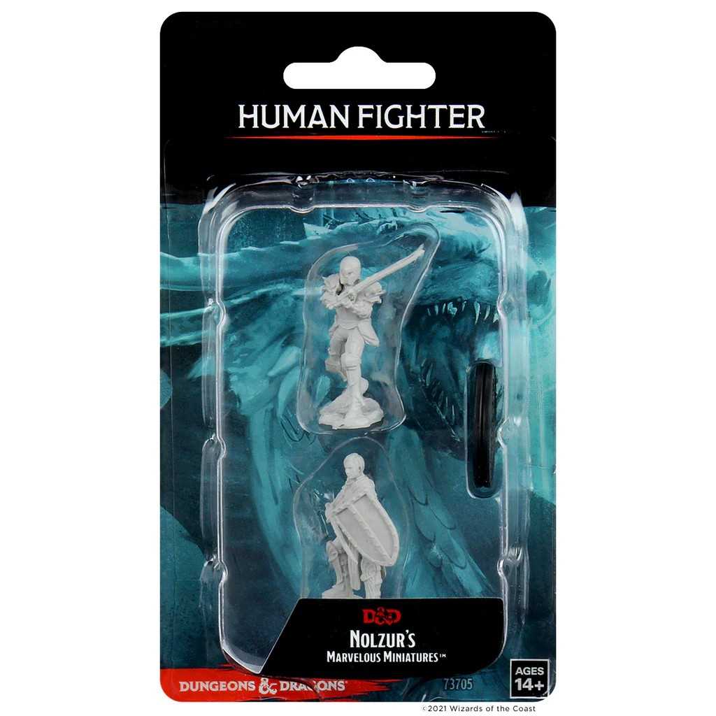 Female Human Fighter D and D Nolzurs Marvelous Unpainted Miniatures W9 Miniature Game by Wiz Kids 1