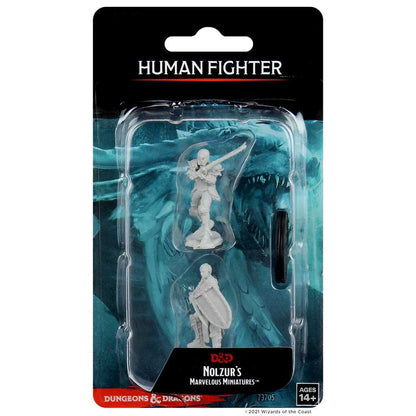 Female Human Fighter D and D Nolzurs Marvelous Unpainted Miniatures W9 Miniature Game by Wiz Kids 1