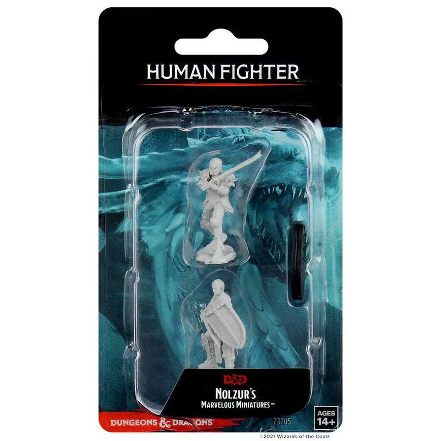 Female Human Fighter D and D Nolzurs Marvelous Unpainted Miniatures W9 Miniature Game by Wiz Kids 1