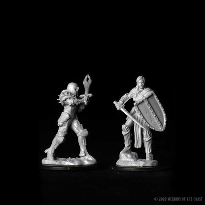 Female Human Fighter D and D Nolzurs Marvelous Unpainted Miniatures W9 Miniature Game by Wiz Kids 3