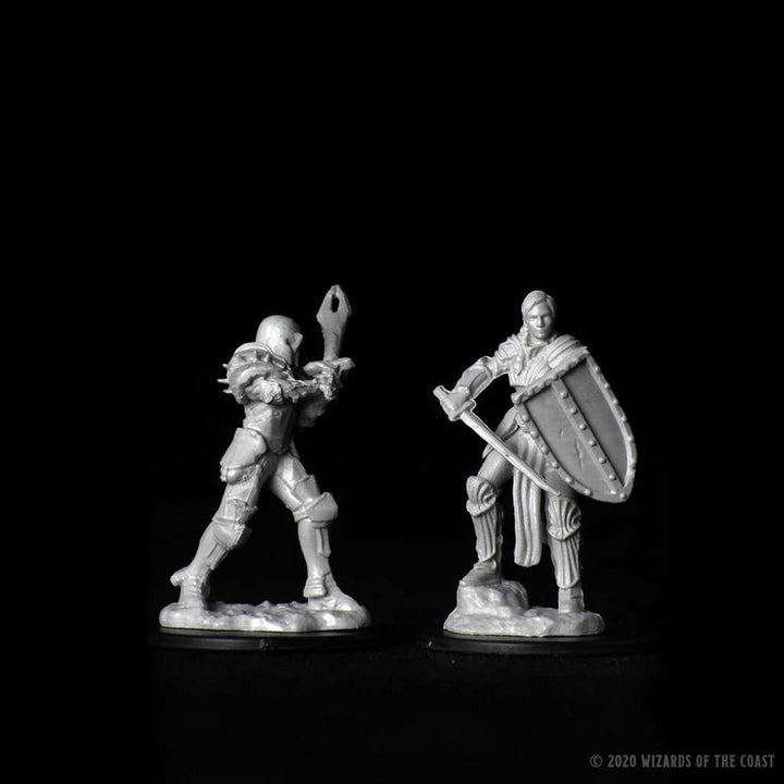 Female Human Fighter D and D Nolzurs Marvelous Unpainted Miniatures W9 Miniature Game by Wiz Kids 3
