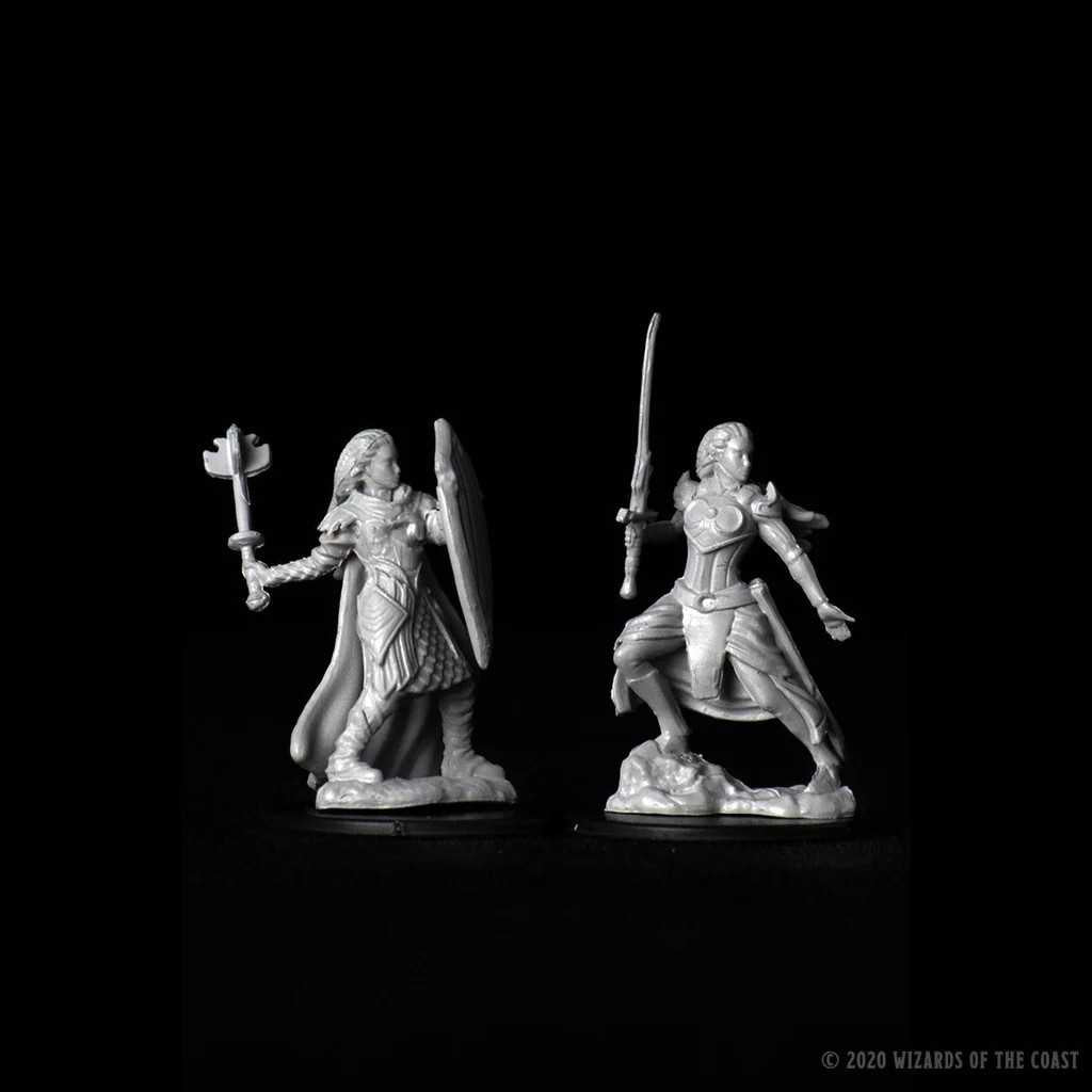 Female Elf Paladin D and D Nolzurs Marvelous Unpainted Miniatures W9 Miniature Game by Wiz Kids 3