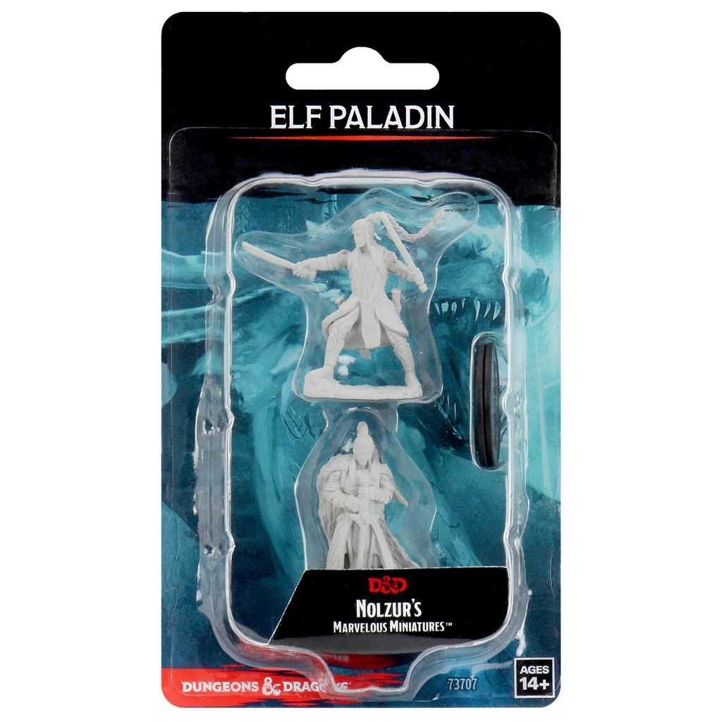 Male Elf Paladin D and D Nolzurs Marvelous Unpainted Miniatures W9 Miniature Game by Wiz Kids 1