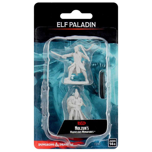 Male Elf Paladin D and D Nolzurs Marvelous Unpainted Miniatures W9 Miniature Game by Wiz Kids 1