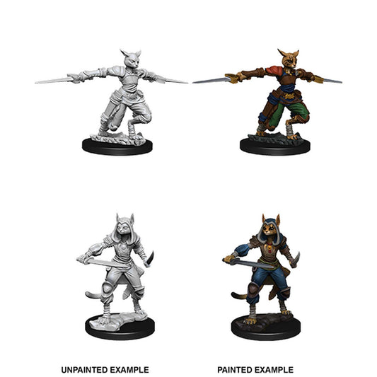 Female Tabaxi Rogue D and D Nolzurs Marvelous Unpainted Miniatures W9 100D and D Miniature Game by Wiz Kids 1