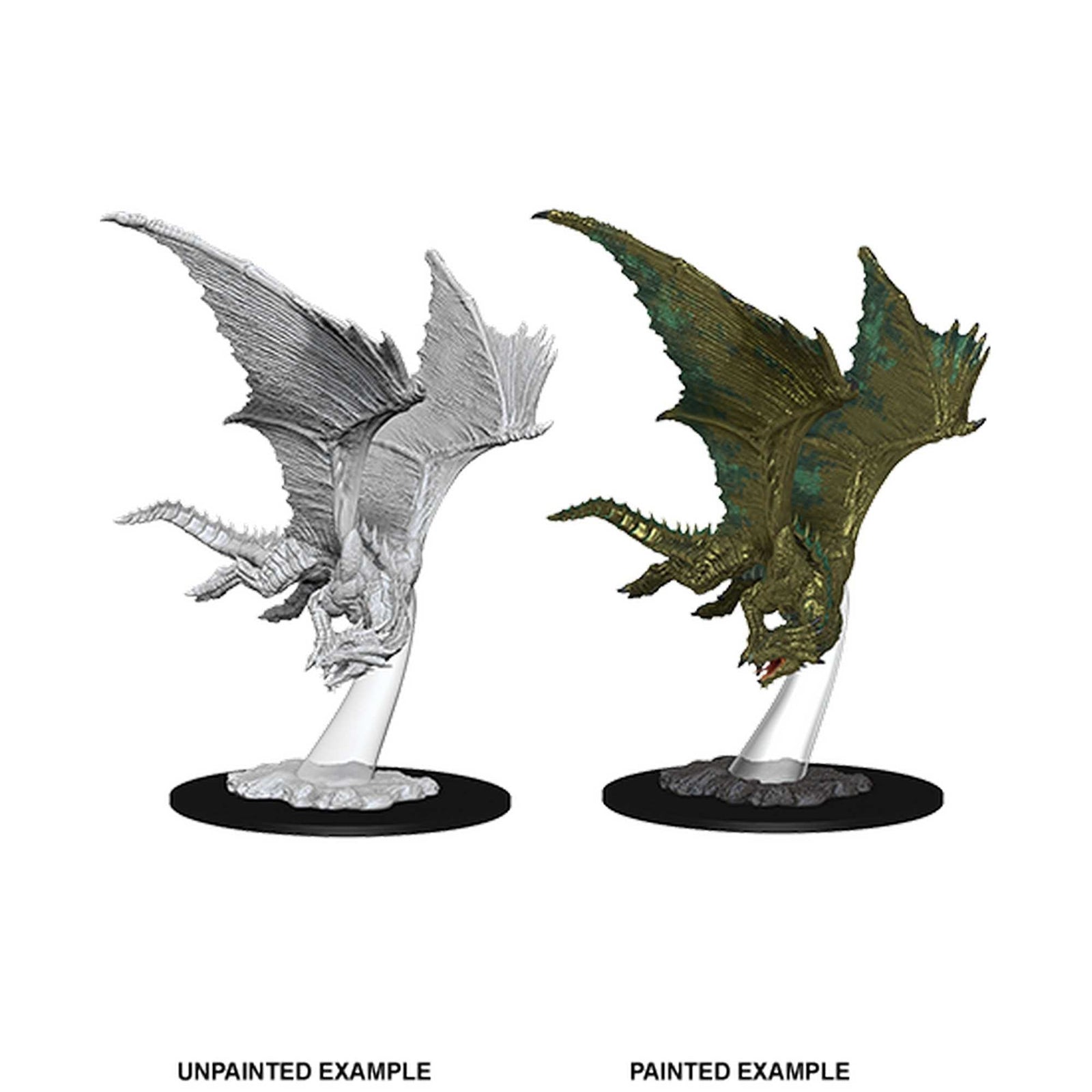 Young Bronze Dragon D and D Nolzurs Marvelous Unpainted Miniatures W9 Miniature Game by Wiz Kids 1