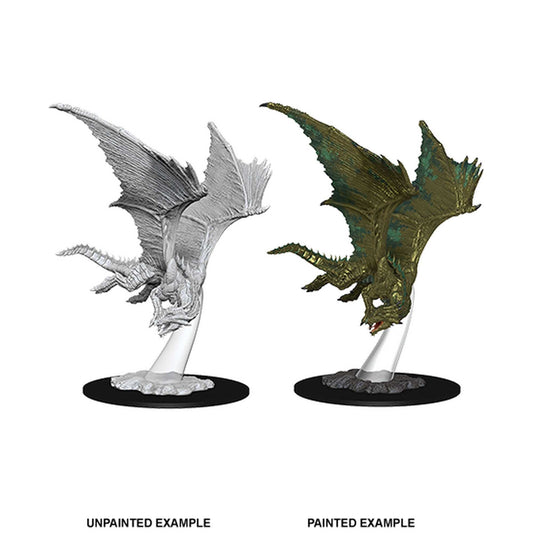 Young Bronze Dragon D and D Nolzurs Marvelous Unpainted Miniatures W9 Miniature Game by Wiz Kids 1
